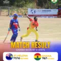 Ghana Cruise to Dominant Victory Over St. Helena in T20 Qualifier Clash